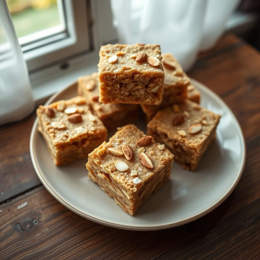 Almond Toffee Blondies