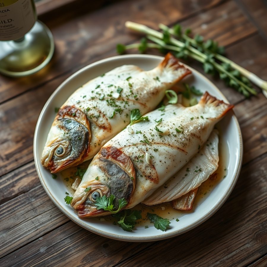 Baked Tilapia with White Wine