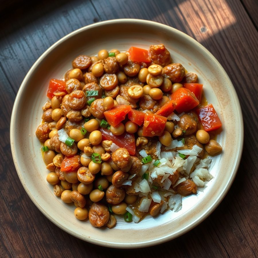 Chereh Tamba (Gambian Groundnut Stew)