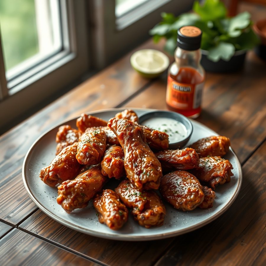Chipotle Lime Hot Wings
