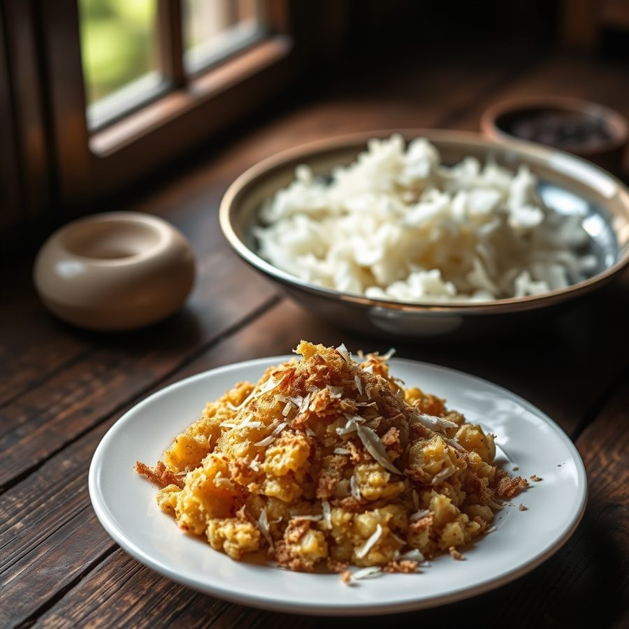 Chishimba (Zambian Cassava Cake)