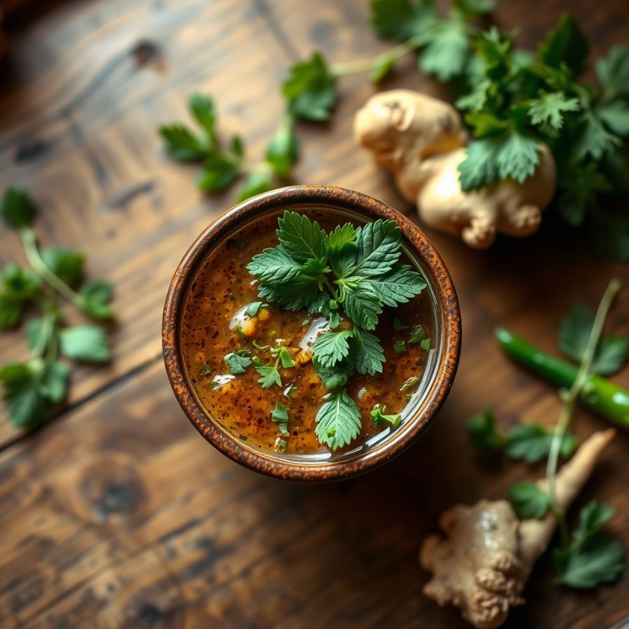 Churri (Indian Yogurt Herb Sauce)