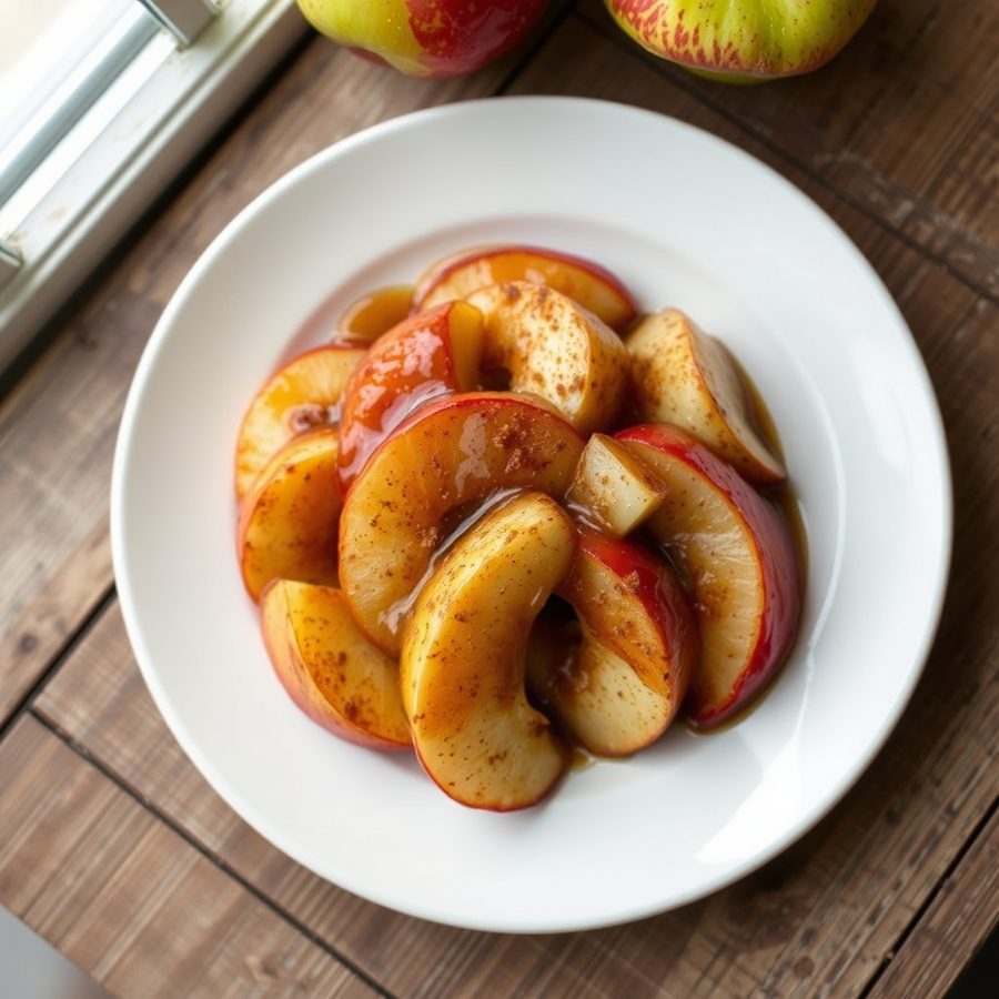 Cinnamon Glazed Apples