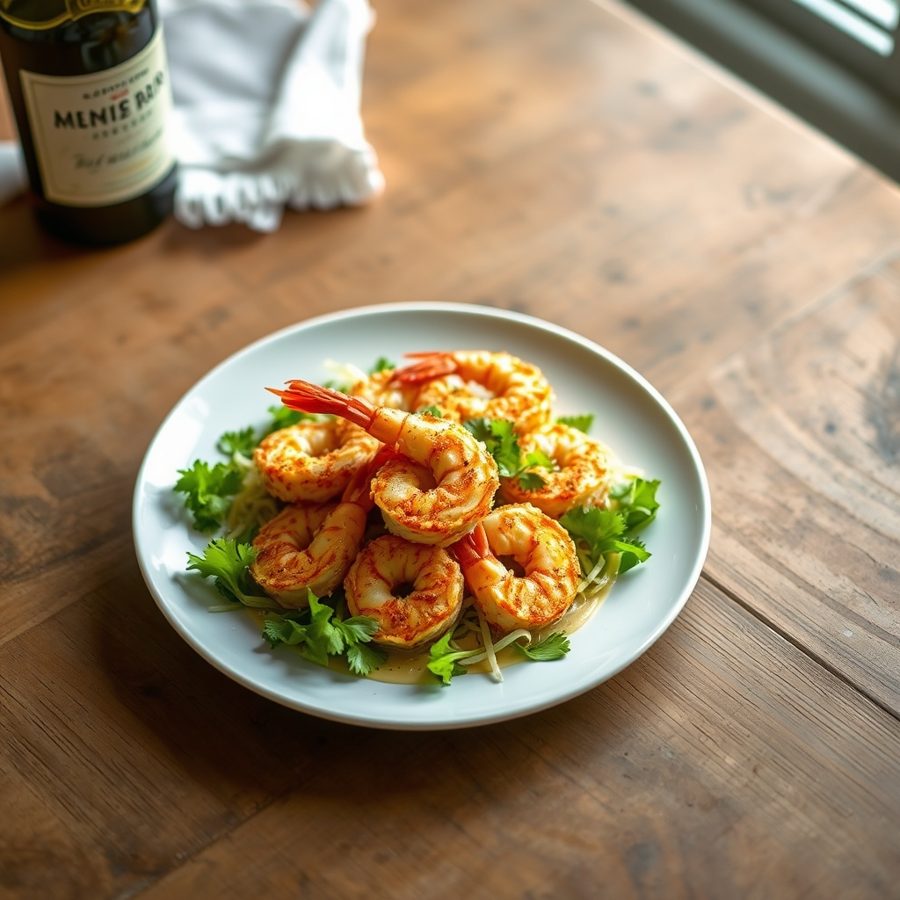 Coconut Rum-Battered Shrimp