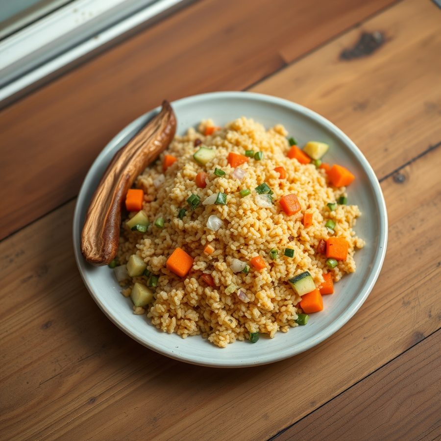 Couscous bil Khodra (Libyan Vegetable Couscous)