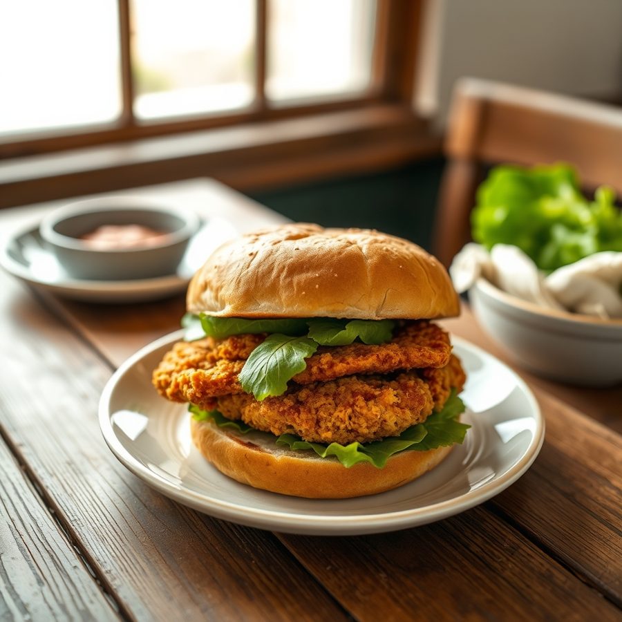 Crispy Chicken Burgers