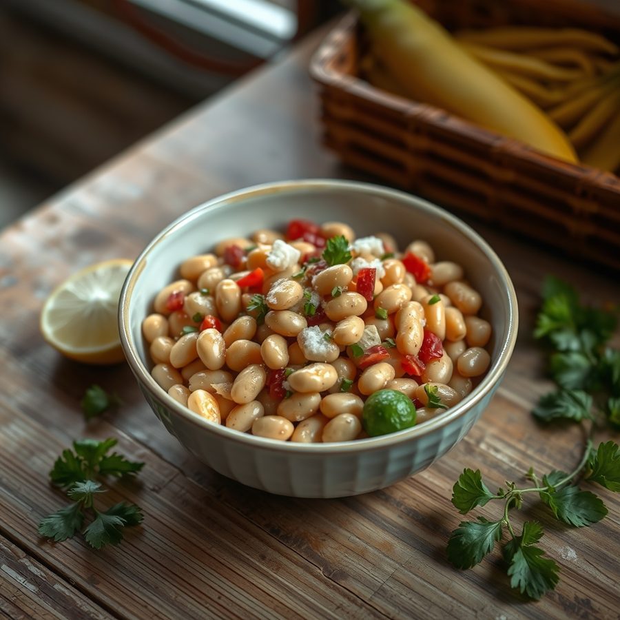 Ensalada de Pallares (Peruvian Lima Bean Salad)