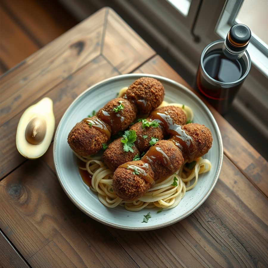 Falafel Seitan Bratwurst