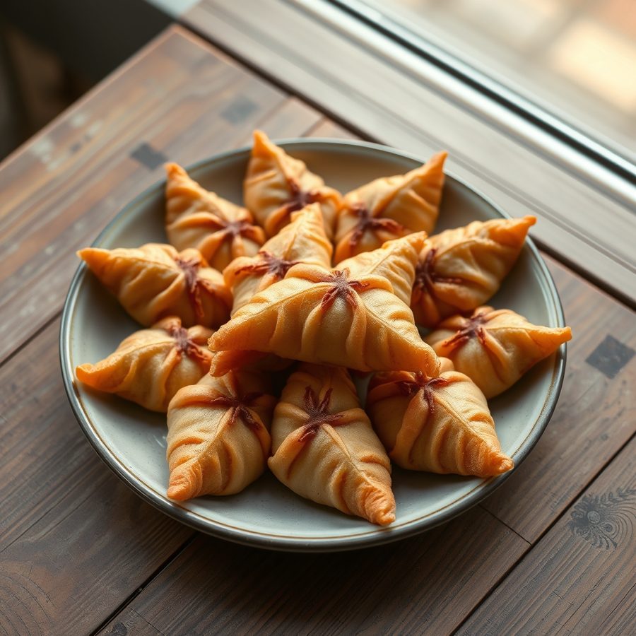 Fried Tiger Lily Pastries