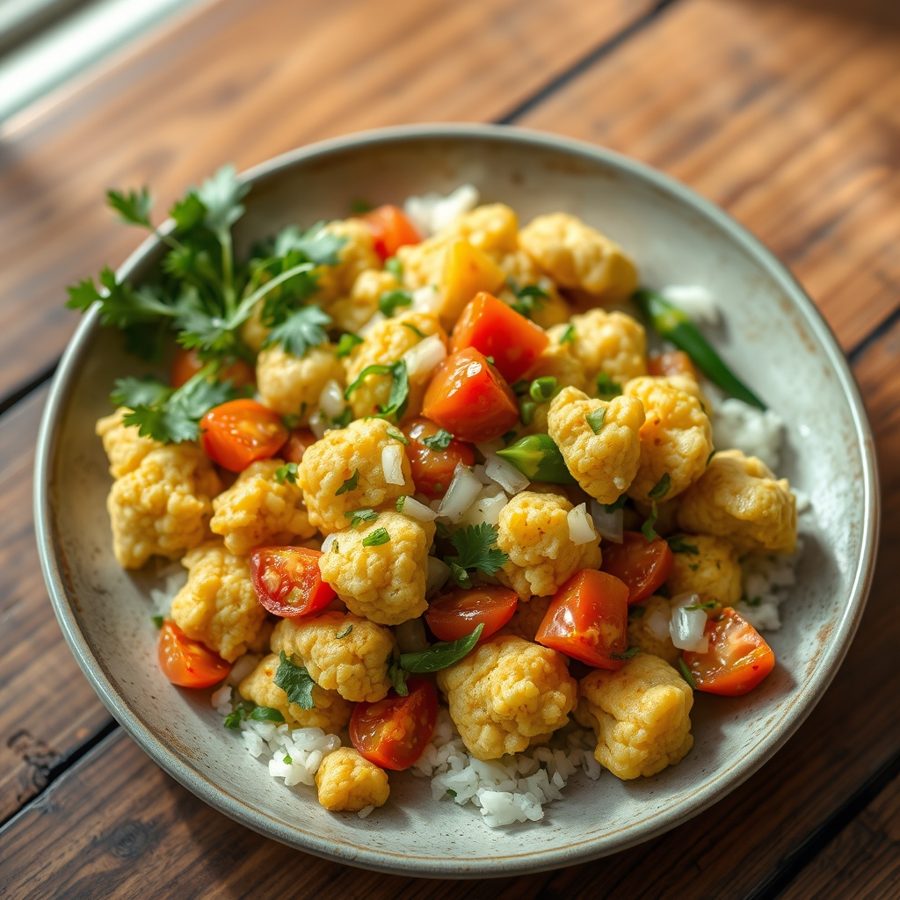Gobi Bhagi (Spiced Cauliflower Stew)
