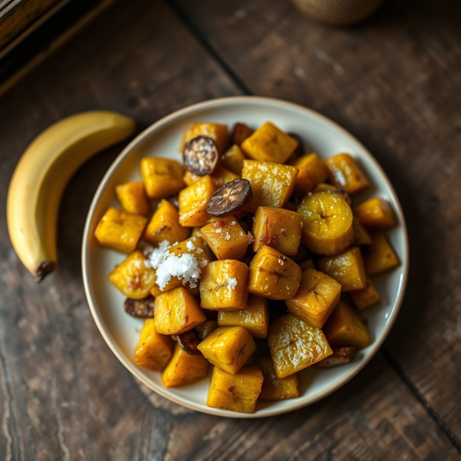 Gonja (Ugandan Fried Plantains)