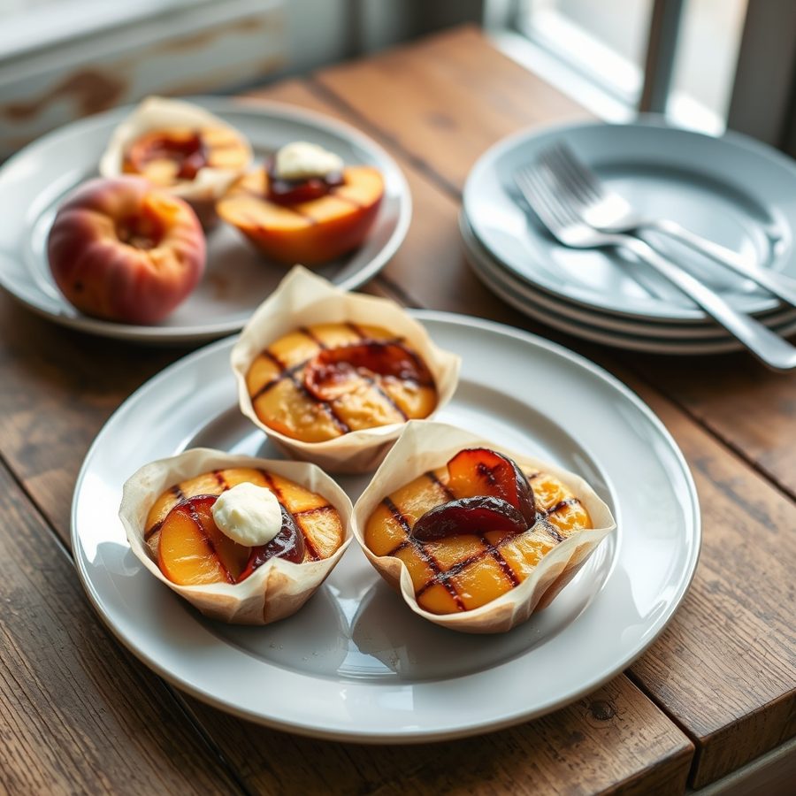 Grilled Fruit Pouches