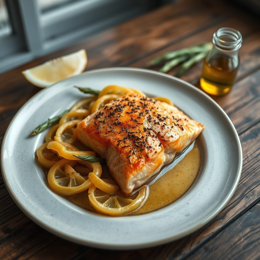 Honey-Peppered Salmon