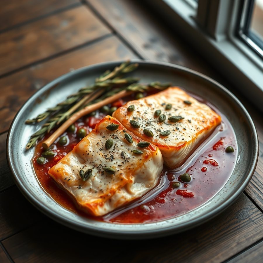 Italian Poached Salmon