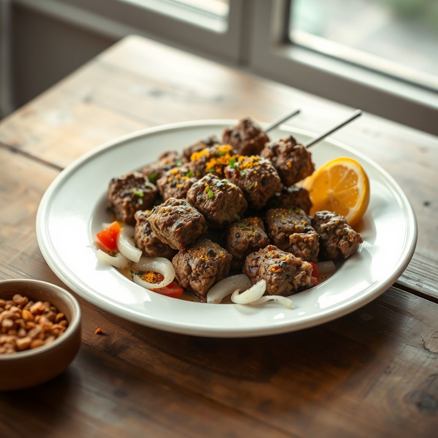 Kabab Kobide (Persian Minced Meat Kebab)