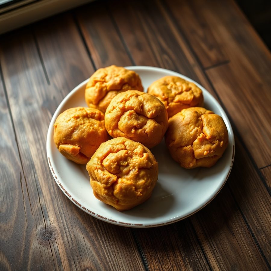 Liberian Fried Sweet Potato Puffs