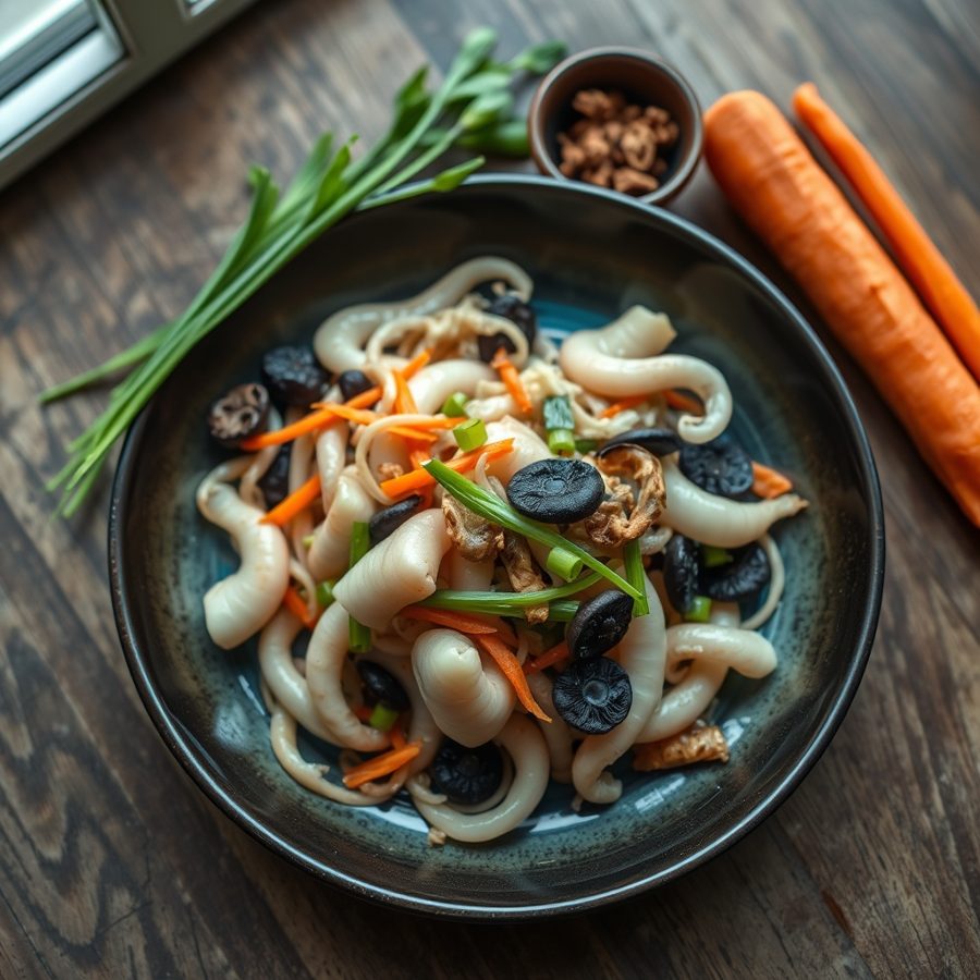 Mực Nhồi Thịt (Vietnamese Stuffed Squid)