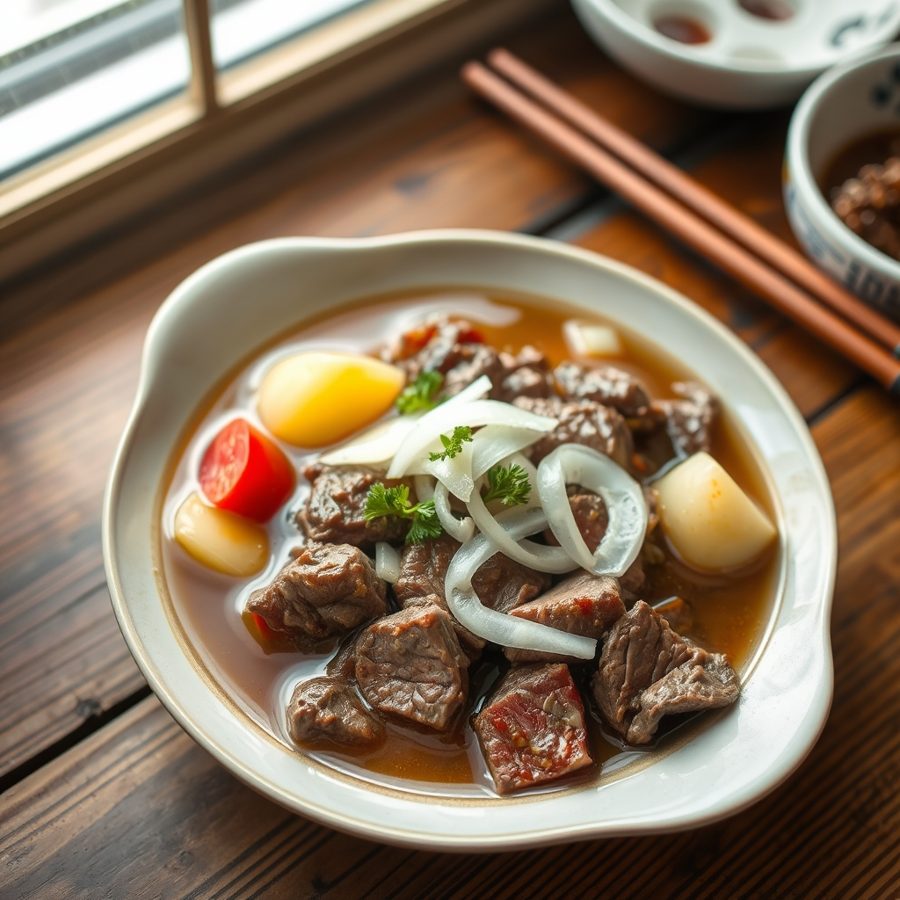 Meat and Potatoes in Broth (Niku Jaga)