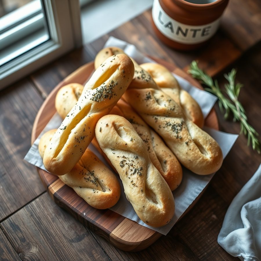 Mini Herb Baguettes