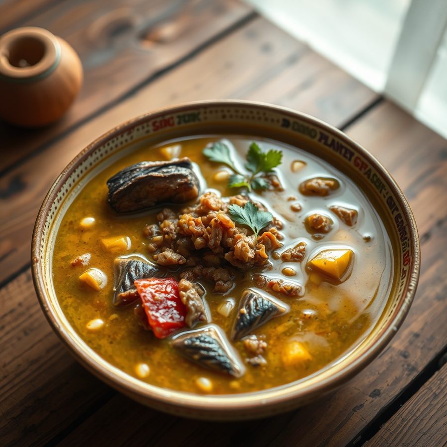 Nigerian Cotton Seed Soup (Obe Koowu)