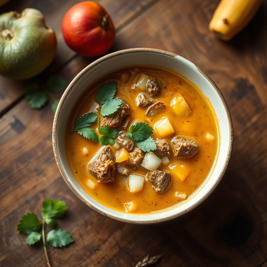 Nigerian Pawpaw Soup