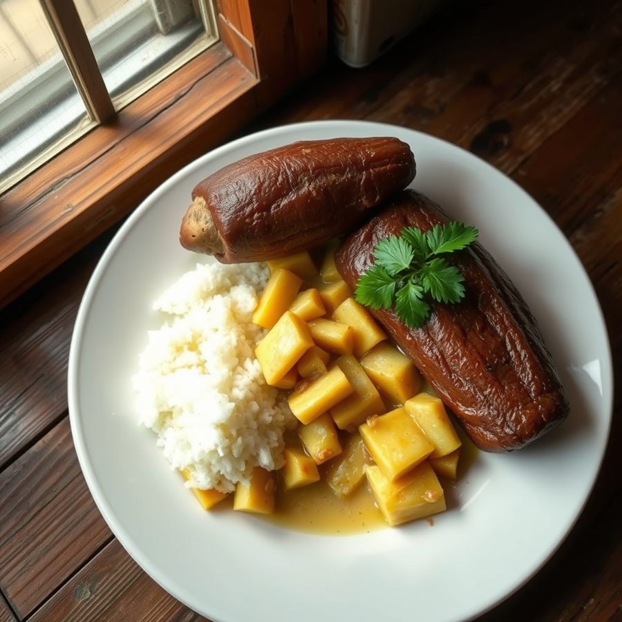 Nni Ede (Nigerian Pounded Cocoyam)