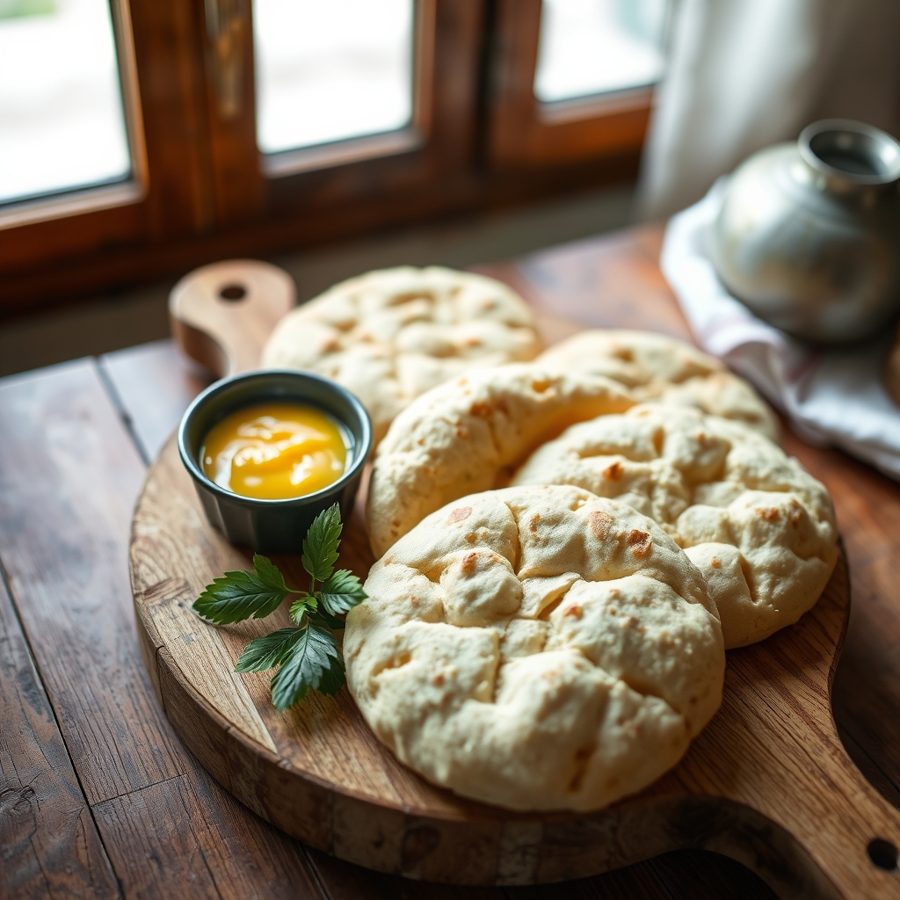Batooru (North Indian Fermented Bread)