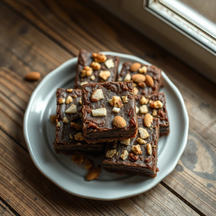 Nutty Brownie Bars