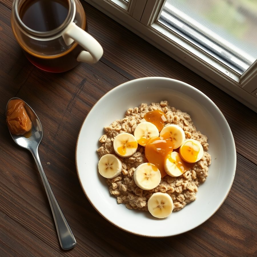Peanut Butter Banana Oatmeal