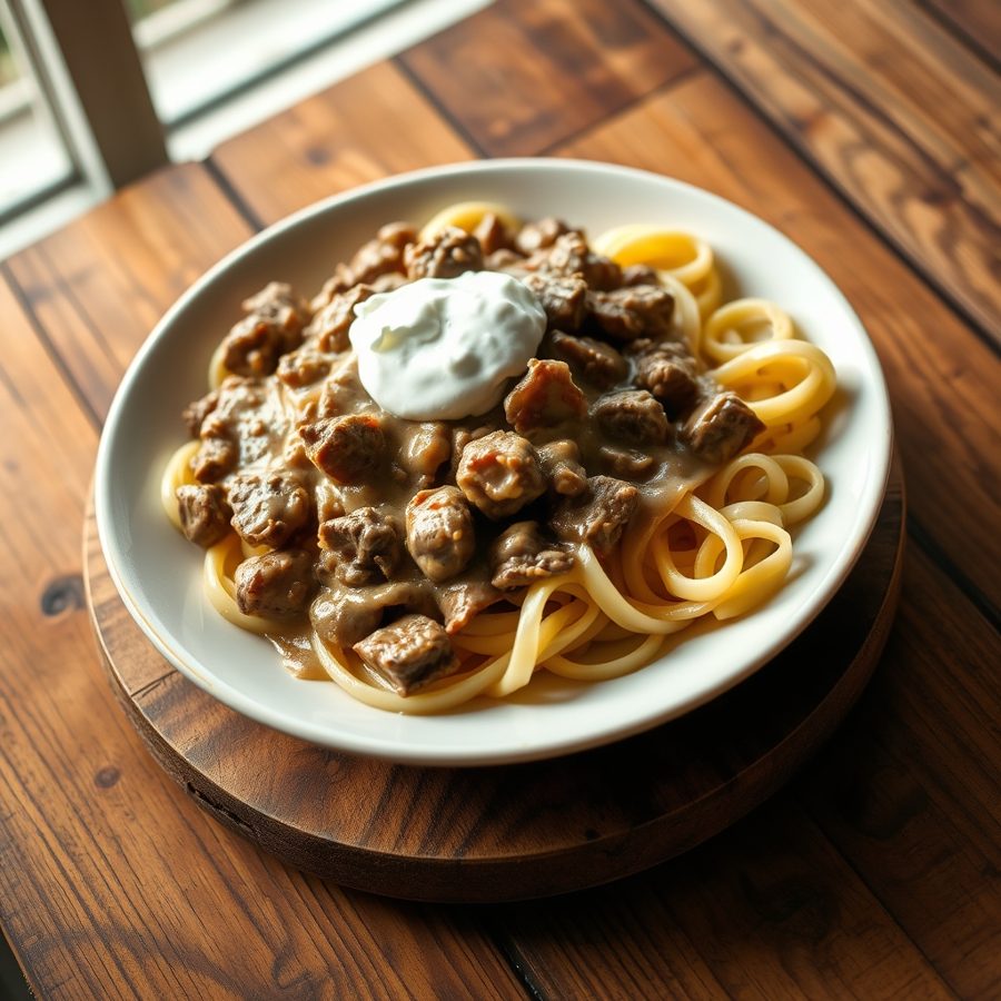 Quick and Easy Beef Stroganoff