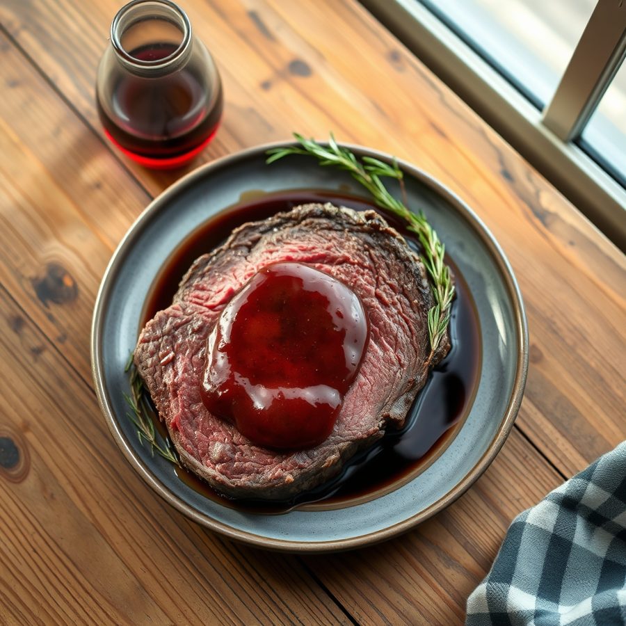 Roast Beef Round with Au Jus