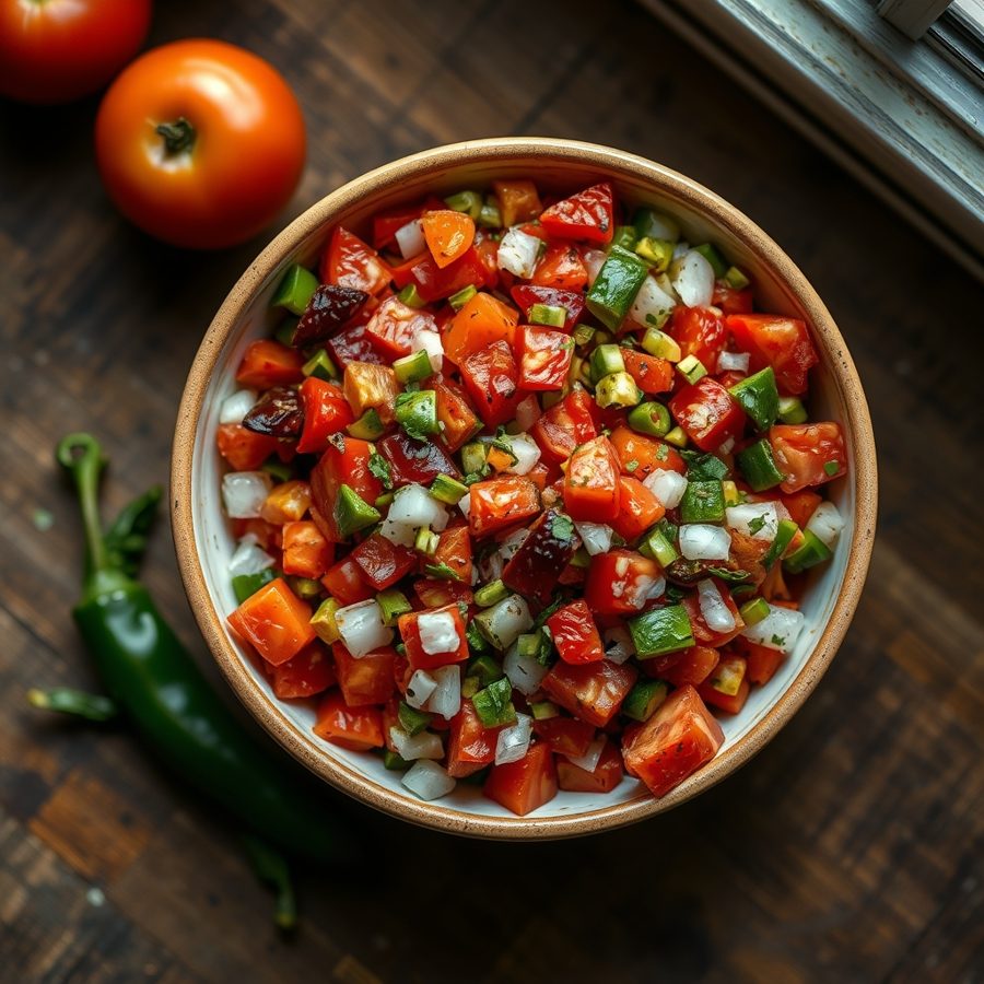 Salata Hara (Libyan Spicy Salad)