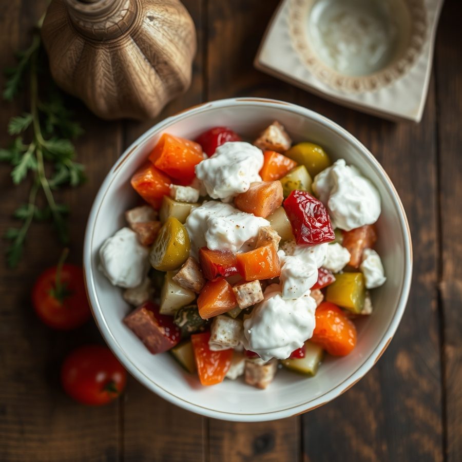 Snezhanka (Bulgarian Cucumber and Yogurt Salad)