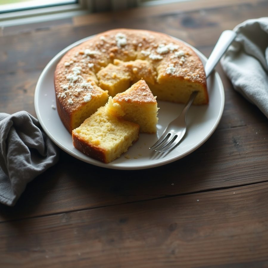 Spelt Yellow Cake