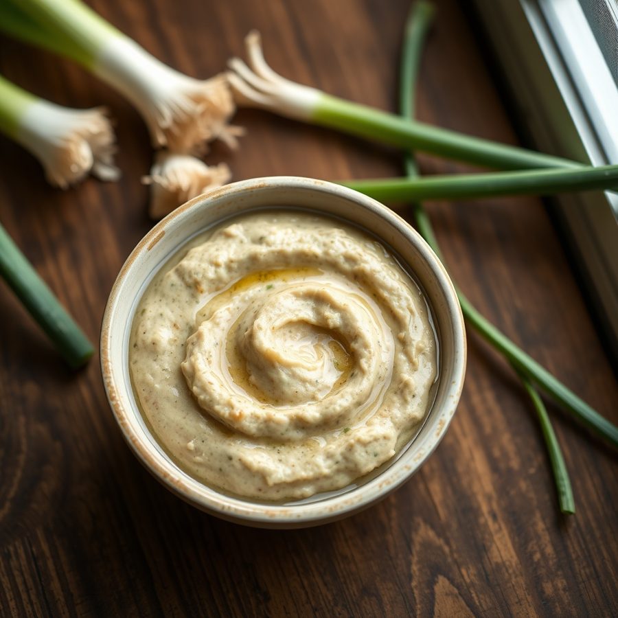 Spring Onion Spelt Spread