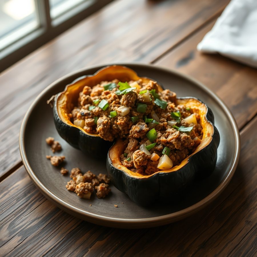 Stuffed Kabocha Squash