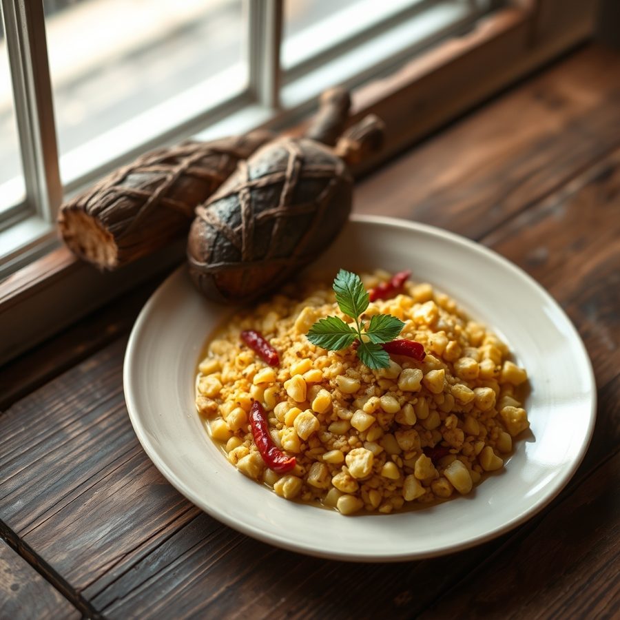 Tanfiri (Nigerian Groundnut and Corn Snack)