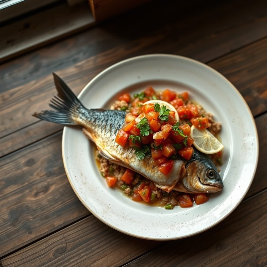 Tipitapa Fish Topped with Salsa (Pescado a la Tipitapa)