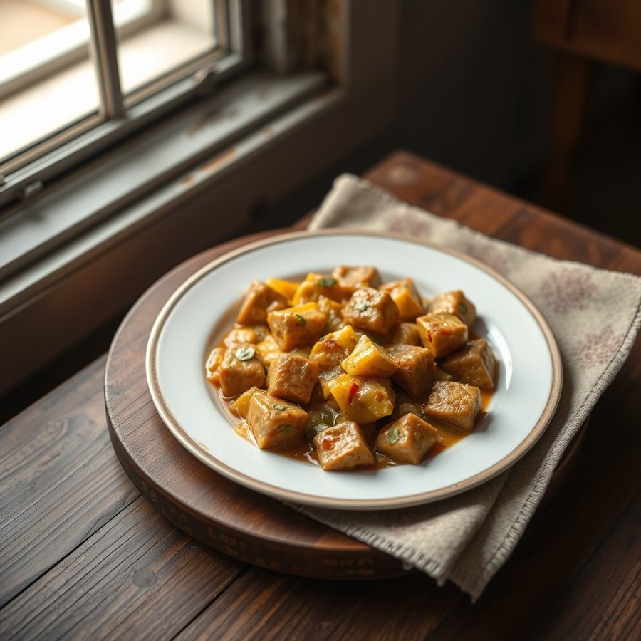Tuwo Alabo (Nigerian Cassava Swallow)